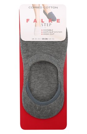 Женские подследники step FALKE серого цвета по цене 1110 руб., арт. 47577 | Фото 1 Женские подследники step FALKE серого цвета, арт. 47577 | Фото 1