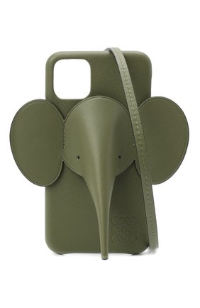 Мужской чехол для iphone 11 LOEWE зеленого цвета по цене 36050 руб., арт. C719C80X01 | Фото 3 Мужской чехол для iphone 11 LOEWE зеленого цвета, арт. C719C80X01 | Фото 3