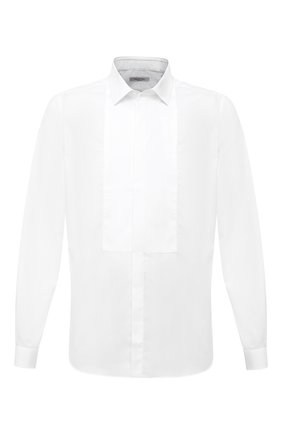 Мужская хлопковая сорочка VALENTINO белого цвета по цене 47350 руб., арт. UV3ACR8C3GU | Фото 1 Мужская хлопковая сорочка VALENTINO белого цвета, арт. UV3ACR8C3GU | Фото 1