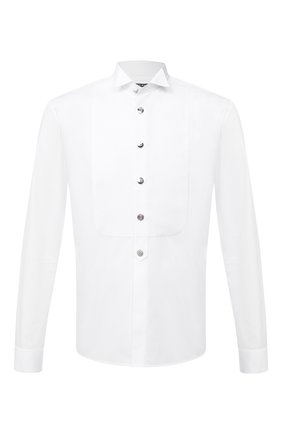 Мужская хлопковая сорочка BALMAIN белого цвета по цене 49350 руб., арт. UH12473/T006 | Фото 1 Мужская хлопковая сорочка BALMAIN белого цвета, арт. UH12473/T006 | Фото 1