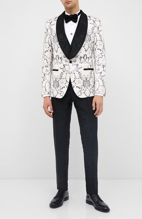 Мужская хлопковая сорочка BALMAIN белого цвета по цене 49350 руб., арт. UH12473/T006 | Фото 2 Мужская хлопковая сорочка BALMAIN белого цвета, арт. UH12473/T006 | Фото 2