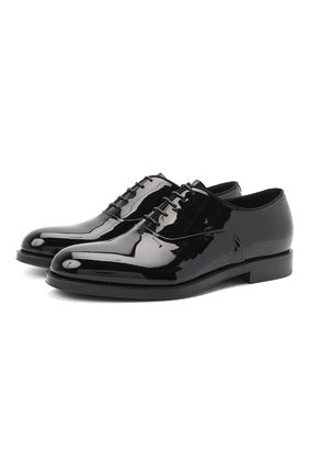 Мужские кожаные оксфорды GIORGIO ARMANI черного цвета по цене 44200 руб., арт. X2C597/XC882 | Фото 1 Мужские кожаные оксфорды GIORGIO ARMANI черного цвета, арт. X2C597/XC882 | Фото 1