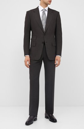 Мужские кожаные монки TOM FORD темно-коричневого цвета по цене 148500 руб., арт. J1029T-BET | Фото 2 Мужские кожаные монки TOM FORD темно-коричневого цвета, арт. J1029T-BET | Фото 2