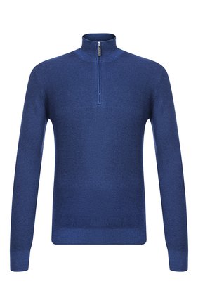 Мужской шерстяной джемпер GRAN SASSO синего цвета по цене 21550 руб., арт. 57164/22748 | Фото 1 Мужской шерстяной джемпер GRAN SASSO синего цвета, арт. 57164/22748 | Фото 1