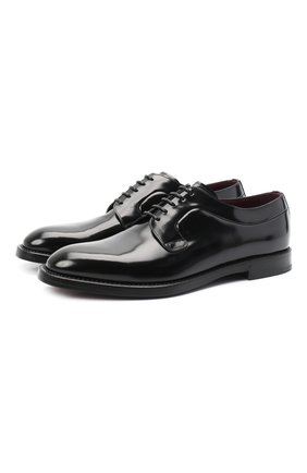 Мужской кожаные дерби DOLCE & GABBANA черного цвета по цене 55650 руб., арт. A10650/A1203 | Фото 1 Мужской кожаные дерби DOLCE & GABBANA черного цвета, арт. A10650/A1203 | Фото 1