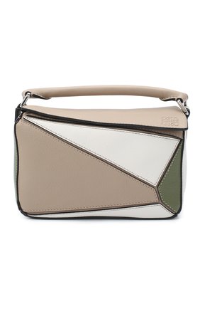 Женская сумка puzzle mini LOEWE зеленого цвета по цене 137500 руб., арт. A510U95X19 | Фото 1 Женская сумка puzzle mini LOEWE зеленого цвета, арт. A510U95X19 | Фото 1