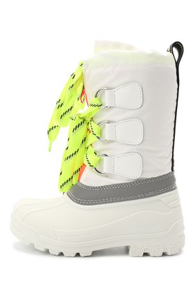 Детские сапоги DSQUARED2 белого цвета по цене 16100 руб., арт. 65206/SCAF0 G0MMA/18-27 | Фото 2 Детские сапоги DSQUARED2 белого цвета, арт. 65206/SCAF0 G0MMA/18-27 | Фото 2