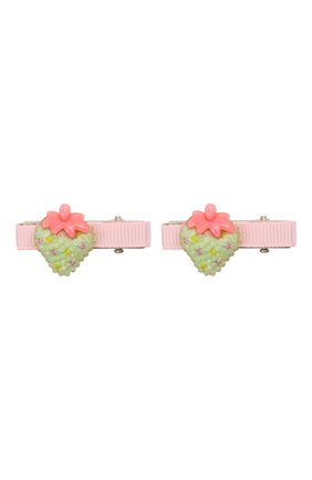 Детская комплект из 2-х заколок shiny strawberry JUNEFEE разноцветного цвета по цене 950 руб., арт. 6237 | Фото 1 Детская комплект из 2-х заколок shiny strawberry JUNEFEE разноцветного цвета, арт. 6237 | Фото 1