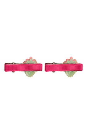 Детская комплект из 2-х заколок shiny strawberry JUNEFEE разноцветного цвета по цене 950 руб., арт. 6118 | Фото 2 Детская комплект из 2-х заколок shiny strawberry JUNEFEE разноцветного цвета, арт. 6118 | Фото 2