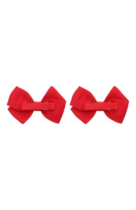 Детская комплект из двух заколок wavy JUNEFEE красного цвета по цене 700 руб., арт. 6593 | Фото 2 Детская комплект из двух заколок wavy JUNEFEE красного цвета, арт. 6593 | Фото 2