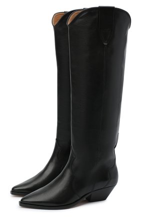 Женские кожаные сапоги denvee ISABEL MARANT черного цвета по цене 57350 руб., арт. DENVEE/BT0072-20A021S | Фото 1 Женские кожаные сапоги denvee ISABEL MARANT черного цвета, арт. DENVEE/BT0072-20A021S | Фото 1