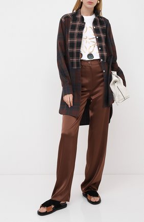 Женская хлопковая футболка LOEWE белого цвета по цене 33150 руб., арт. S359333XBP | Фото 2 Женская хлопковая футболка LOEWE белого цвета, арт. S359333XBP | Фото 2
