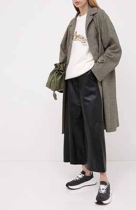 Женская шерстяной свитер LOEWE белого цвета по цене 59950 руб., арт. S359333XBG | Фото 2 Женская шерстяной свитер LOEWE белого цвета, арт. S359333XBG | Фото 2
