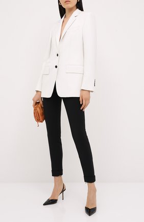 Женские шерстяные брюки TOM FORD черного цвета по цене 95300 руб., арт. PAW346-FAX236 | Фото 2 Женские шерстяные брюки TOM FORD черного цвета, арт. PAW346-FAX236 | Фото 2