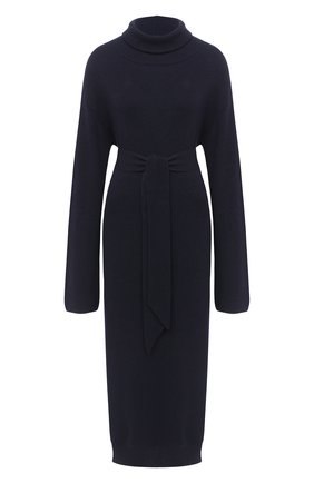 Женское платье-миди NANUSHKA темно-синего цвета по цене 29950 руб., арт. CANAAN_NAVY_RECYCLED CASHMERE KNIT | Фото 1 Женское платье-миди NANUSHKA темно-синего цвета, арт. CANAAN_NAVY_RECYCLED CASHMERE KNIT | Фото 1