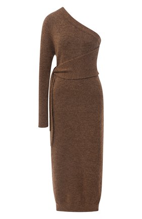 Женское платье-миди NANUSHKA коричневого цвета по цене 33300 руб., арт. CEDR0_BR0WN_FLUFFY KNIT | Фото 1 Женское платье-миди NANUSHKA коричневого цвета, арт. CEDR0_BR0WN_FLUFFY KNIT | Фото 1