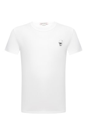 Мужская хлопковая футболка ALEXANDER MCQUEEN белого цвета по цене 35400 руб., арт. 624179/QPZ64 | Фото 1 Мужская хлопковая футболка ALEXANDER MCQUEEN белого цвета, арт. 624179/QPZ64 | Фото 1