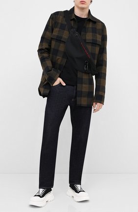 Мужская текстильная поясная сумка ALEXANDER MCQUEEN черного цвета по цене 63250 руб., арт. 605053/HV2BK | Фото 2 Мужская текстильная поясная сумка ALEXANDER MCQUEEN черного цвета, арт. 605053/HV2BK | Фото 2