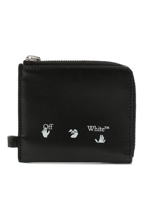 Мужской кожаный кошелек для монет OFF-WHITE черного цвета по цене 17800 руб., арт. 0MNC013E20LEA0021001 | Фото 1 Мужской кожаный кошелек для монет OFF-WHITE черного цвета, арт. 0MNC013E20LEA0021001 | Фото 1