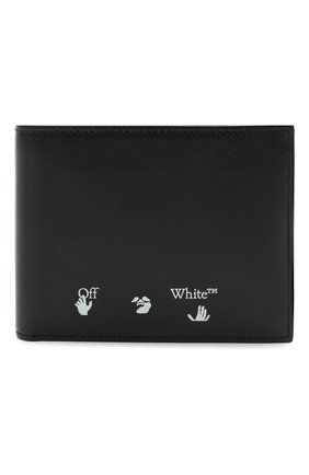 Мужской кожаное портмоне OFF-WHITE черного цвета по цене 19050 руб., арт. 0MNC008E20LEA0021001 | Фото 1 Мужской кожаное портмоне OFF-WHITE черного цвета, арт. 0MNC008E20LEA0021001 | Фото 1