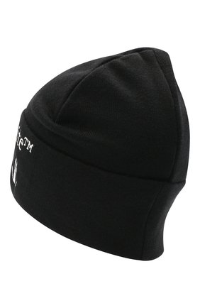 Мужская шерстяная шапка OFF-WHITE черно-белого цвета по цене 15100 руб., арт. 0MLC012E20KNI0021001 | Фото 2 Мужская шерстяная шапка OFF-WHITE черно-белого цвета, арт. 0MLC012E20KNI0021001 | Фото 2