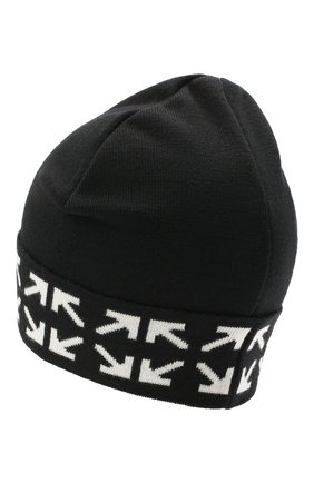 Мужская шерстяная шапка OFF-WHITE черно-белого цвета по цене 14700 руб., арт. 0MLC012E20KNI0011001 | Фото 2 Мужская шерстяная шапка OFF-WHITE черно-белого цвета, арт. 0MLC012E20KNI0011001 | Фото 2