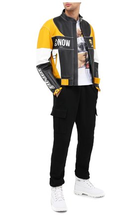 Мужская кожаная куртка OFF-WHITE разноцветного цвета по цене 257500 руб., арт. 0MJG010E20LEA0031018 | Фото 2 Мужская кожаная куртка OFF-WHITE разноцветного цвета, арт. 0MJG010E20LEA0031018 | Фото 2