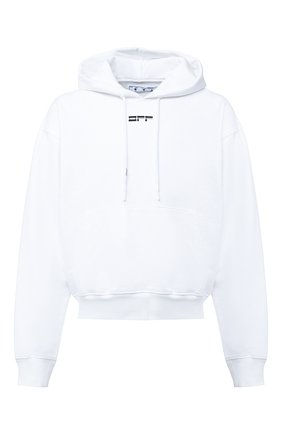 Мужской хлопковое худи OFF-WHITE белого цвета по цене 41650 руб., арт. 0MBB037E20FLE0070110 | Фото 1 Мужской хлопковое худи OFF-WHITE белого цвета, арт. 0MBB037E20FLE0070110 | Фото 1