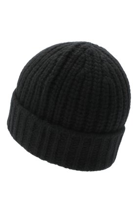 Мужская кашемировая шапка JOHNSTONS OF ELGIN черного цвета по цене 10650 руб., арт. HAT02850 | Фото 2 Мужская кашемировая шапка JOHNSTONS OF ELGIN черного цвета, арт. HAT02850 | Фото 2 (Материал: Кашемир, Шерсть; Кросс-КТ: Трикотаж)
