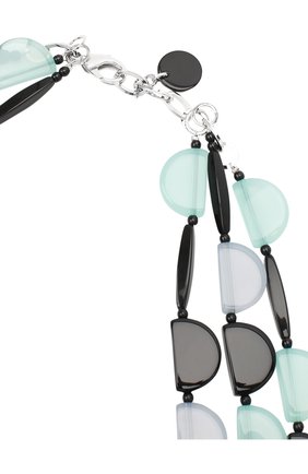 Женское колье GIORGIO ARMANI голубого цвета по цене 43800 руб., арт. 61C038/0A711 | Фото 2 Женское колье GIORGIO ARMANI голубого цвета, арт. 61C038/0A711 | Фото 2