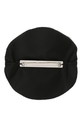 Женская брошь GIORGIO ARMANI черного цвета по цене 27950 руб., арт. 61M420/0A040 | Фото 2 Женская брошь GIORGIO ARMANI черного цвета, арт. 61M420/0A040 | Фото 2 (Материал: Текстиль)