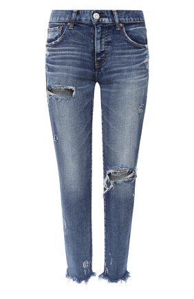 Женские джинсы MOUSSY голубого цвета по цене 26050 руб., арт. 025DSC12-2160 | Фото 1 Женские джинсы MOUSSY голубого цвета, арт. 025DSC12-2160 | Фото 1