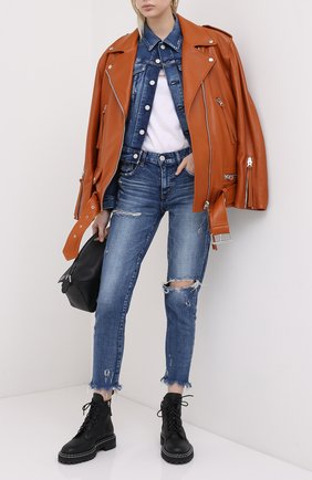 Женские джинсы MOUSSY голубого цвета по цене 26050 руб., арт. 025DSC12-2160 | Фото 2 Женские джинсы MOUSSY голубого цвета, арт. 025DSC12-2160 | Фото 2
