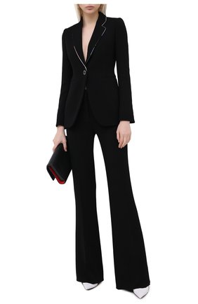 Женский шерстяной жакет EMILIO PUCCI черного цвета по цене 168000 руб., арт. 0RRB31/0R610 | Фото 2 Женский шерстяной жакет EMILIO PUCCI черного цвета, арт. 0RRB31/0R610 | Фото 2