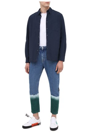 Мужская куртка-рубашка ASPESI синего цвета по цене 42850 руб., арт. W0 I 7I29 9972 | Фото 2 Мужская куртка-рубашка ASPESI синего цвета, арт. W0 I 7I29 9972 | Фото 2