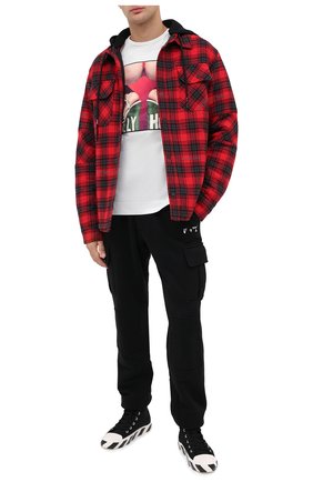 Мужская хлопковая футболка LIMITATO белого цвета по цене 13300 руб., арт. H0LY/T-SHIRT REGULAR | Фото 2 Мужская хлопковая футболка LIMITATO белого цвета, арт. H0LY/T-SHIRT REGULAR | Фото 2