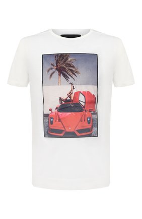 Мужская хлопковая футболка LIMITATO белого цвета по цене 13300 руб., арт. HEEL ME/T-SHIRT REGULAR | Фото 1 Мужская хлопковая футболка LIMITATO белого цвета, арт. HEEL ME/T-SHIRT REGULAR | Фото 1