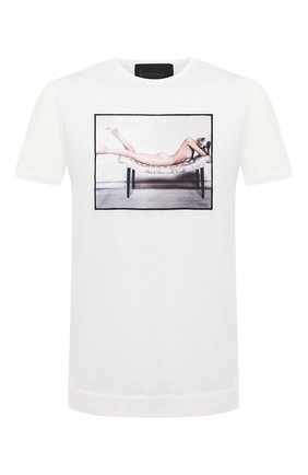 Мужская хлопковая футболка LIMITATO белого цвета по цене 13300 руб., арт. LAY 0VER/T-SHIRT REGULAR | Фото 1 Мужская хлопковая футболка LIMITATO белого цвета, арт. LAY 0VER/T-SHIRT REGULAR | Фото 1