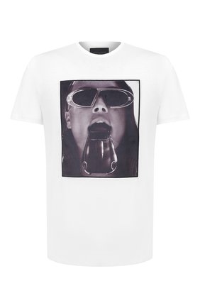 Мужская хлопковая футболка LIMITATO белого цвета по цене 13300 руб., арт. M0UTH FULL/T-SHIRT REGULAR | Фото 1 Мужская хлопковая футболка LIMITATO белого цвета, арт. M0UTH FULL/T-SHIRT REGULAR | Фото 1
