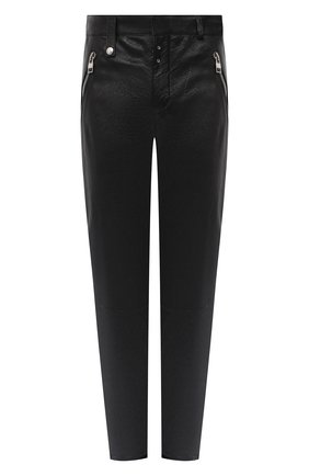 Мужской кожаные брюки ALEXANDER MCQUEEN черного цвета по цене 192500 руб., арт. 626388/Q5LDU | Фото 1 Мужской кожаные брюки ALEXANDER MCQUEEN черного цвета, арт. 626388/Q5LDU | Фото 1