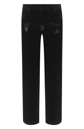 Мужские джинсы OFF-WHITE черного цвета по цене 43900 руб., арт. 0MYA082E20DEN0021001 | Фото 1 Мужские джинсы OFF-WHITE черного цвета, арт. 0MYA082E20DEN0021001 | Фото 1