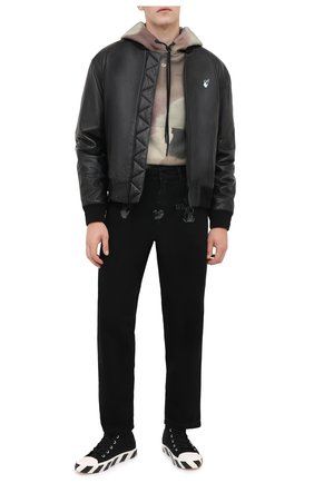 Мужские джинсы OFF-WHITE черного цвета по цене 43900 руб., арт. 0MYA082E20DEN0021001 | Фото 2 Мужские джинсы OFF-WHITE черного цвета, арт. 0MYA082E20DEN0021001 | Фото 2