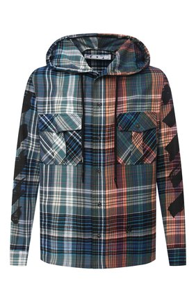 Мужская хлопковая рубашка OFF-WHITE разноцветного цвета по цене 56300 руб., арт. 0MGA125E20FAB0014510 | Фото 1 Мужская хлопковая рубашка OFF-WHITE разноцветного цвета, арт. 0MGA125E20FAB0014510 | Фото 1