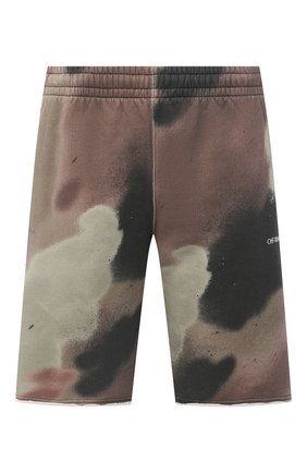 Мужские хлопковые шорты OFF-WHITE хаки цвета по цене 36350 руб., арт. 0MCI006E20FLE0026001 | Фото 1 Мужские хлопковые шорты OFF-WHITE хаки цвета, арт. 0MCI006E20FLE0026001 | Фото 1