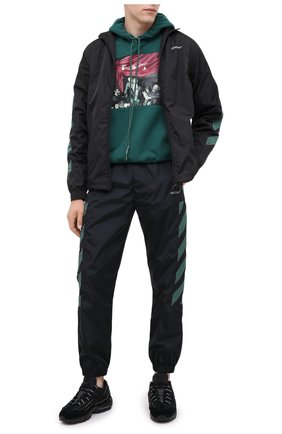 Мужской джоггеры OFF-WHITE черного цвета по цене 45600 руб., арт. 0MCA086E20FAB0021001 | Фото 2 Мужской джоггеры OFF-WHITE черного цвета, арт. 0MCA086E20FAB0021001 | Фото 2
