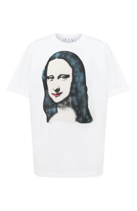 Мужская хлопковая футболка OFF-WHITE белого цвета по цене 28300 руб., арт. 0MAA038E20JER0100110 | Фото 1 Мужская хлопковая футболка OFF-WHITE белого цвета, арт. 0MAA038E20JER0100110 | Фото 1