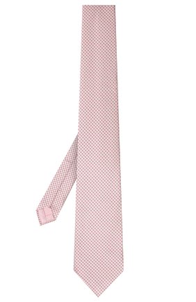 Мужской шелковый галстук BRIONI розового цвета, арт. 062I00/0943S | Фото 2 (Материал: Текстиль, Шелк; Принт: С принтом; Региональные ограничения белый список (Axapta Mercury): RU)