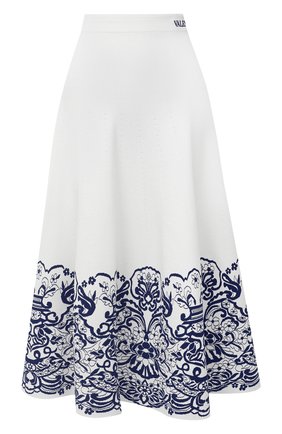 Женская юбка из вискозы VALENTINO белого цвета по цене 165000 руб., арт. UB3KG01M5N1 | Фото 1 Женская юбка из вискозы VALENTINO белого цвета, арт. UB3KG01M5N1 | Фото 1