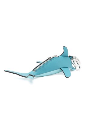 Женский брелок для ключей dolphin loewe x paula's ibiza LOEWE голубого цвета по цене 31900 руб., арт. 130.30AD01 | Фото 2 Женский брелок для ключей dolphin loewe x paula's ibiza LOEWE голубого цвета, арт. 130.30AD01 | Фото 2