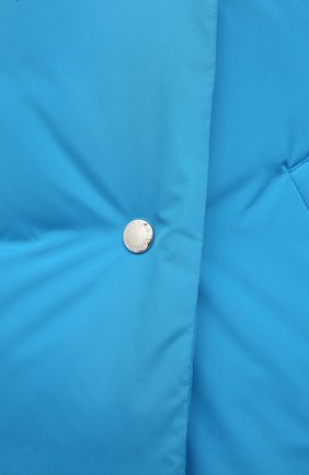 Женская пуховая куртка KHRISJOY бирюзового цвета, арт. BFPW026/NY | Фото 6 (Кросс-КТ: Куртка, Пуховик; Рукава: Длинные; Женское Кросс-КТ: Пуховик-куртка; Материал внешний: Синтетический материал; Материал подклада: Синтетический материал; Длина (верхняя одежда): Короткие; Материал утеплителя: Пух и перо)